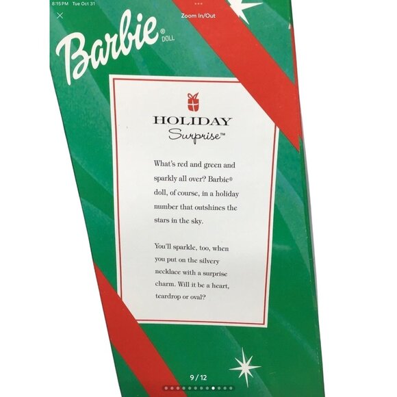 Mattel Vintage Holiday Surprise Barbie (2000)- Item# 27290 - Picture 10 of 13
